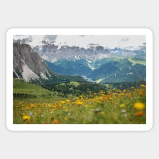 Mountain meadow Sticker